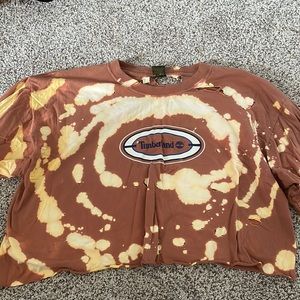 Timberland distressed crop top